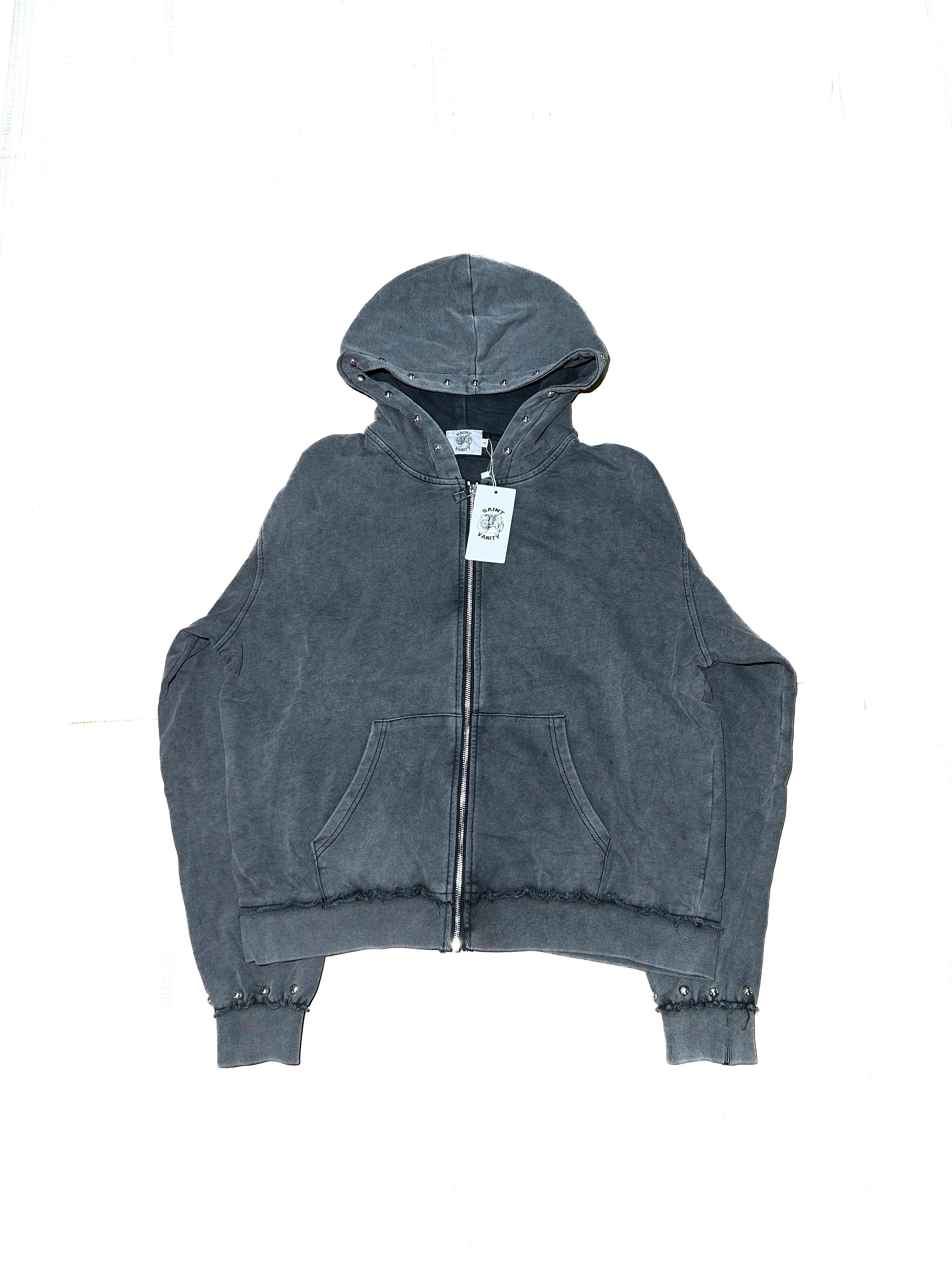 French Terry Jacket (Black) + - Image 2