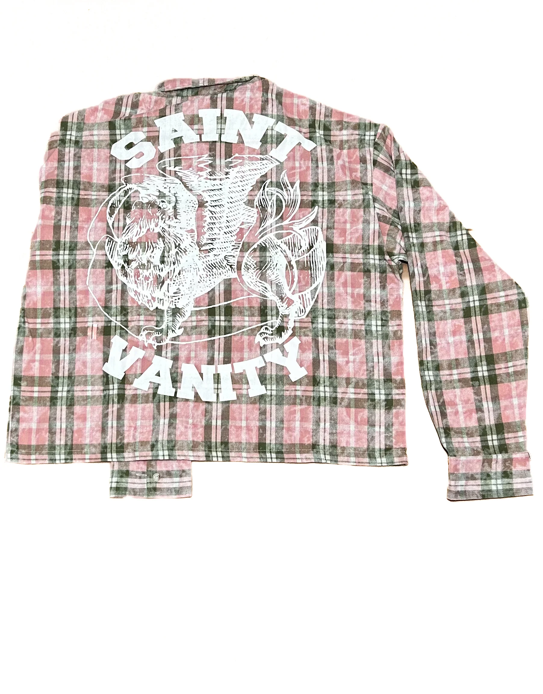 Pink & Green Flannel - Image 2
