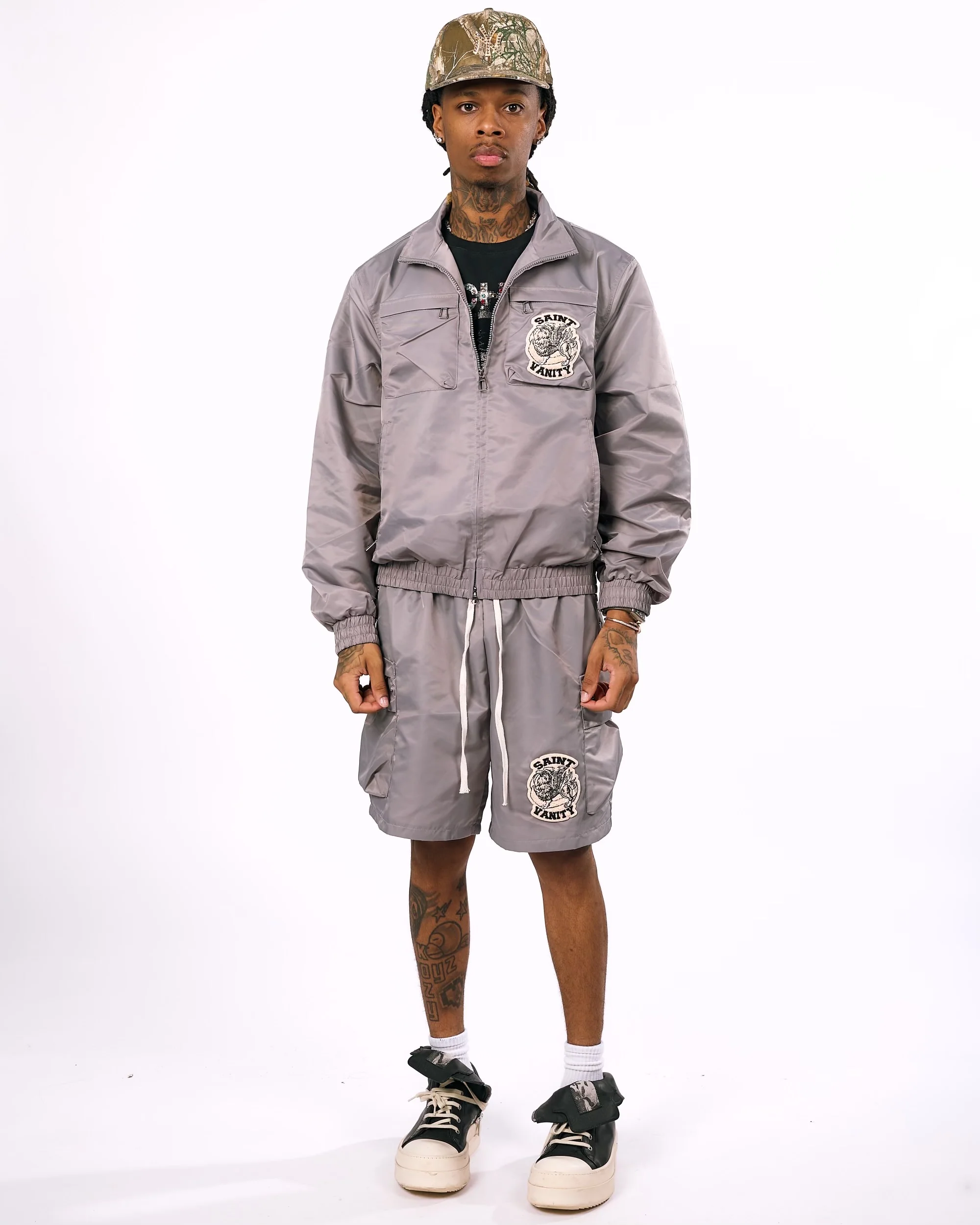 GREY CARGO JACKET+ - Image 4