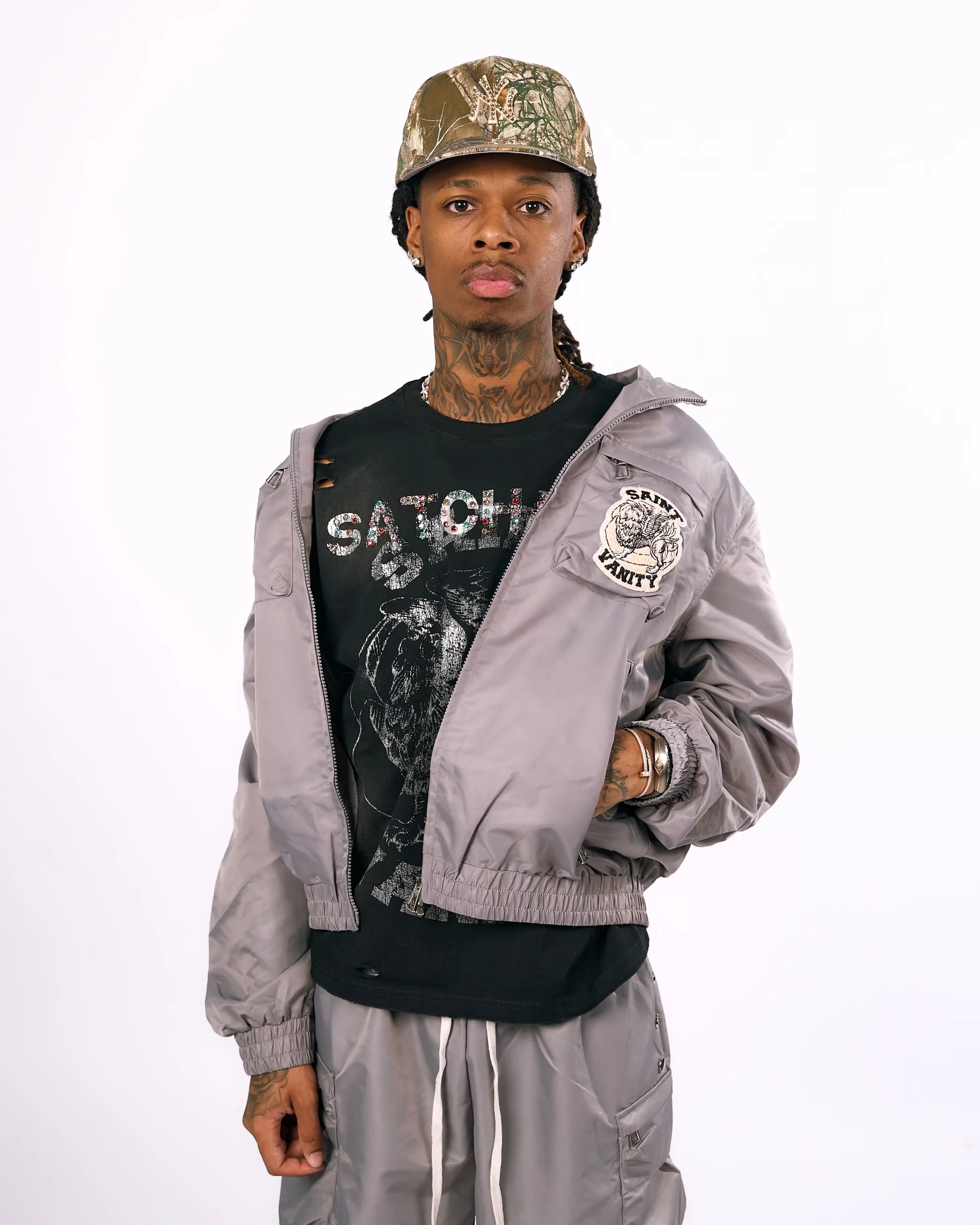 GREY CARGO JACKET+ - Image 5