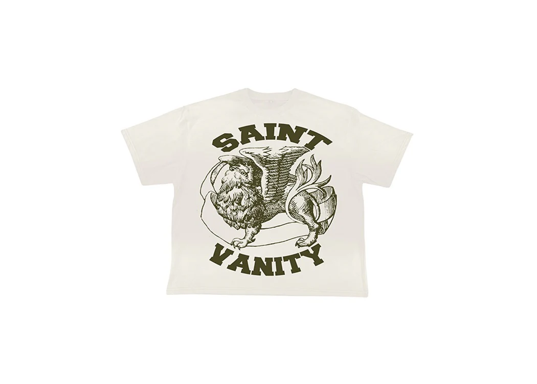 WHITE & GREEN GRIFFIN TEE (Wholesale)