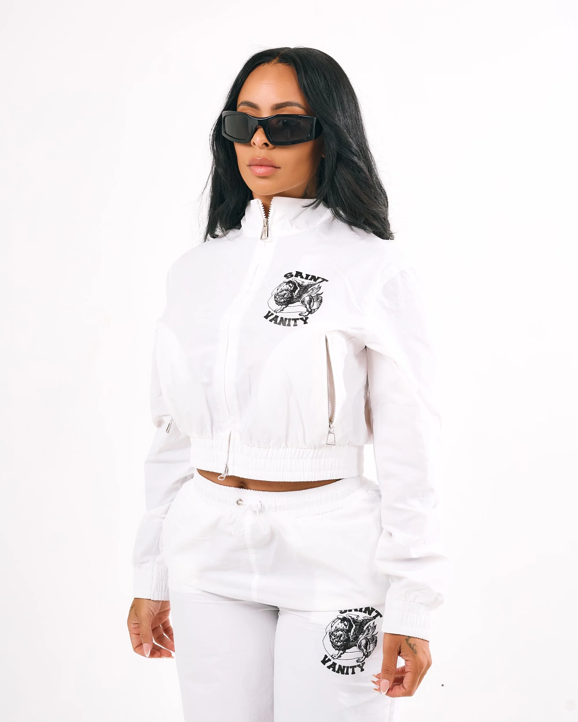 WOMEN'S SPACE PANTS – WHITE + - Image 3